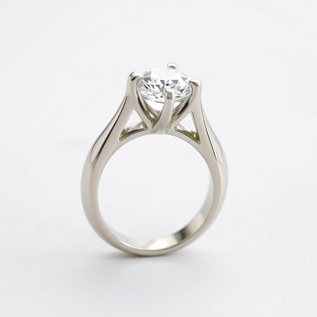 Cathedral setting dream engagement ring