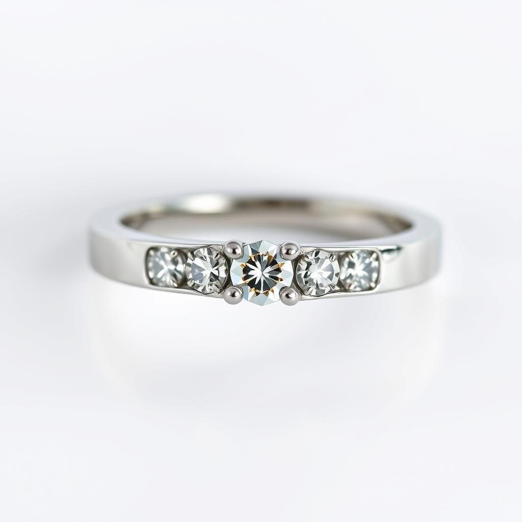 Channel setting dream engagement ring