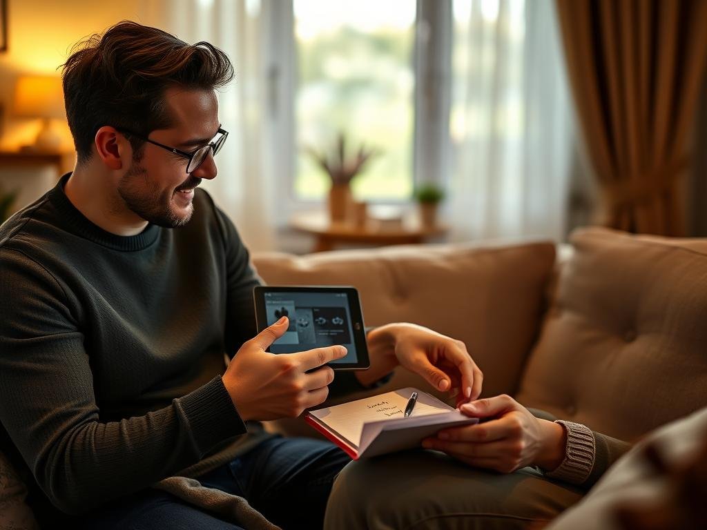 Couple discussing budget for dream engagement ring
