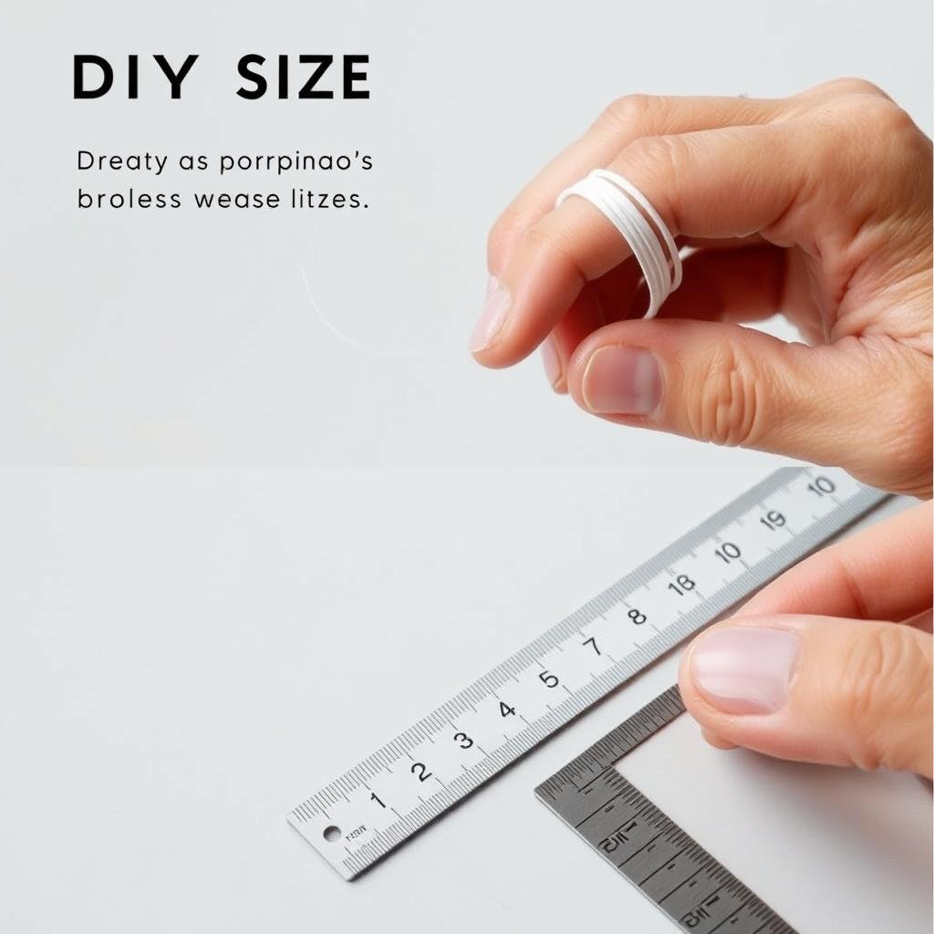 DIY ring sizing method for dream engagement ring