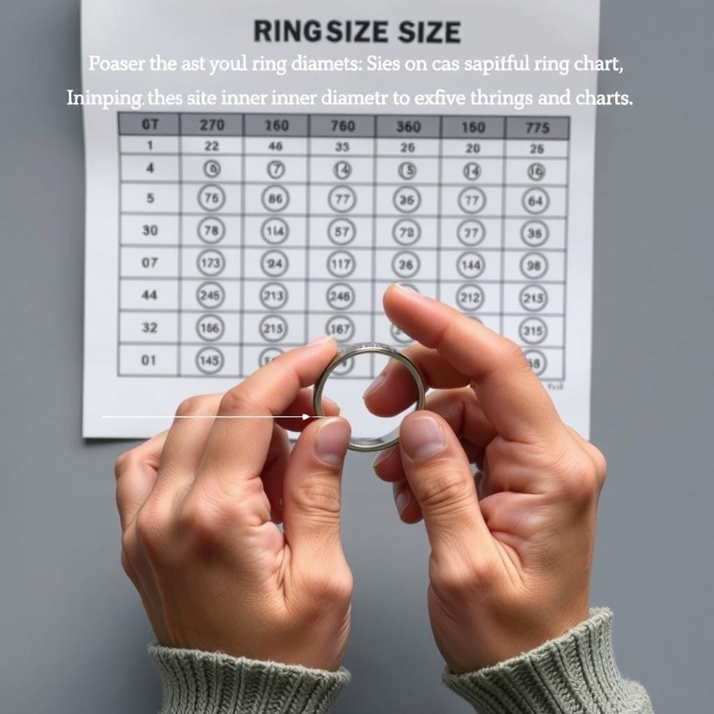 Measuring existing ring for dream engagement ring size