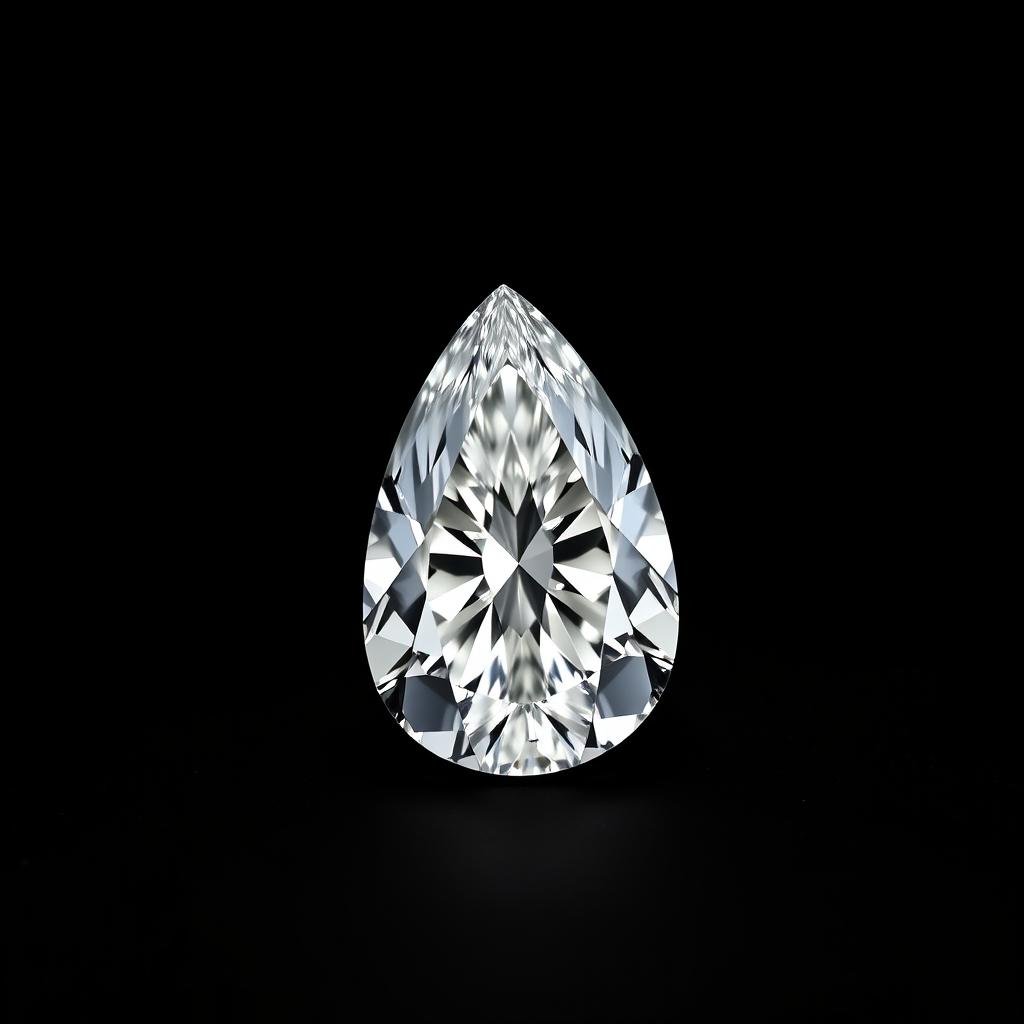 Pear shaped diamond for dream engagement ring