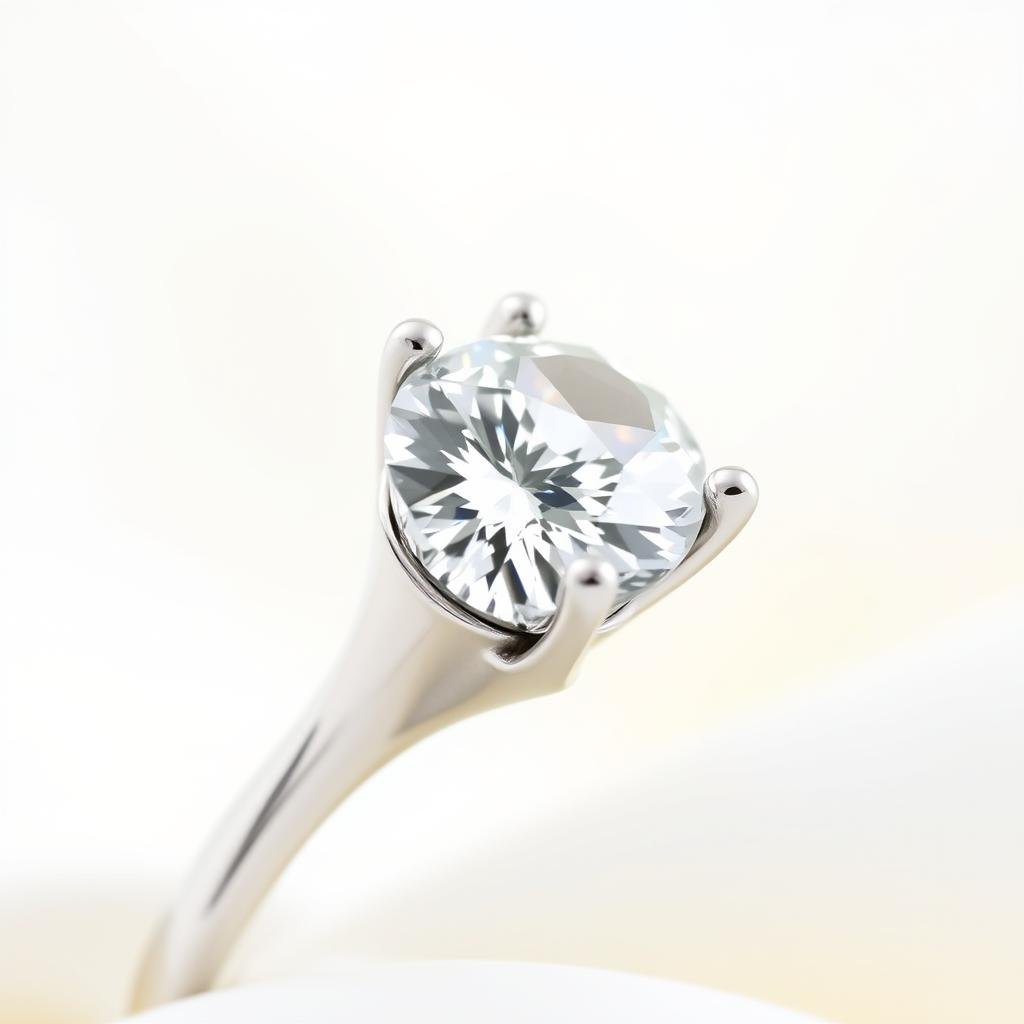 Prong setting dream engagement ring