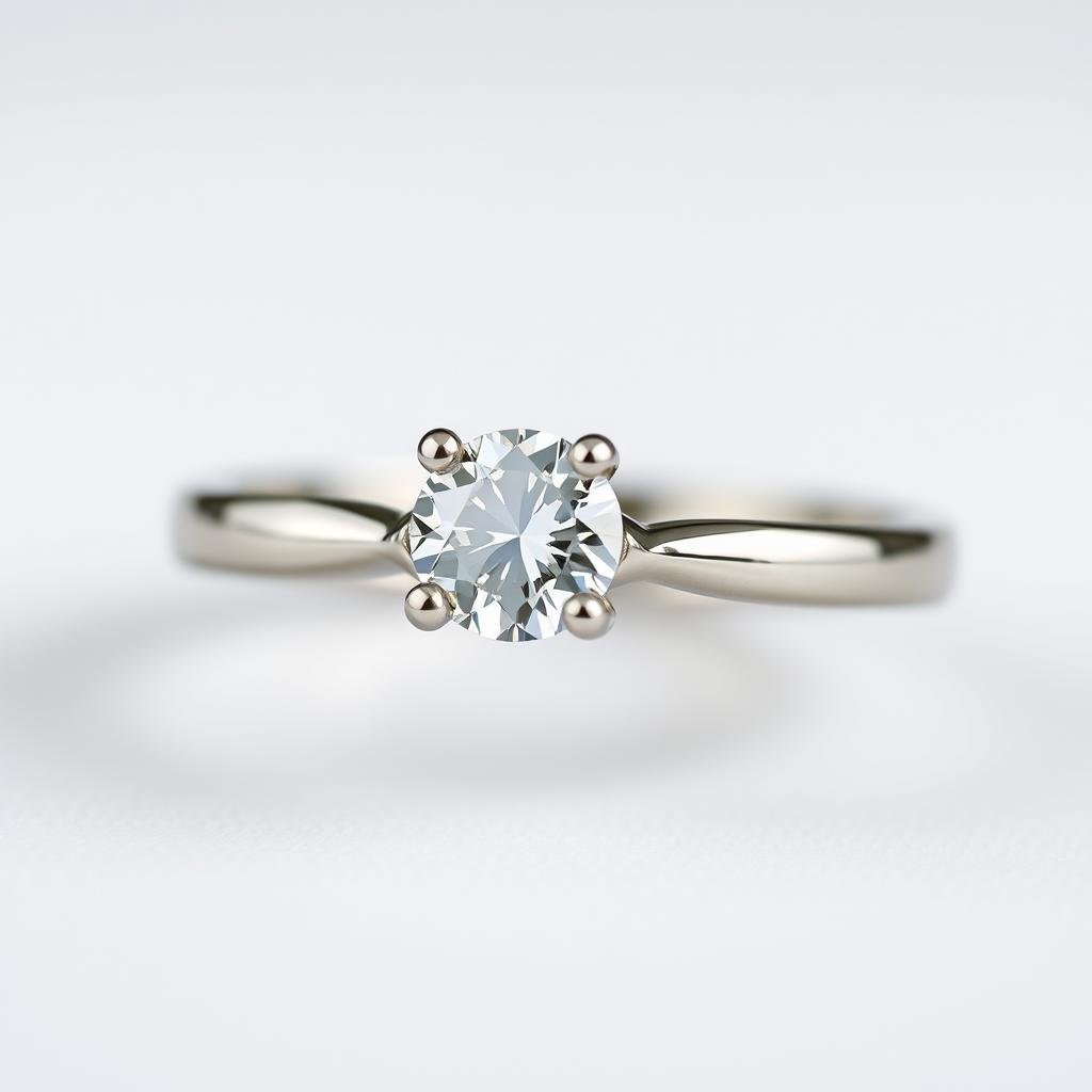 Tension setting dream engagement ring