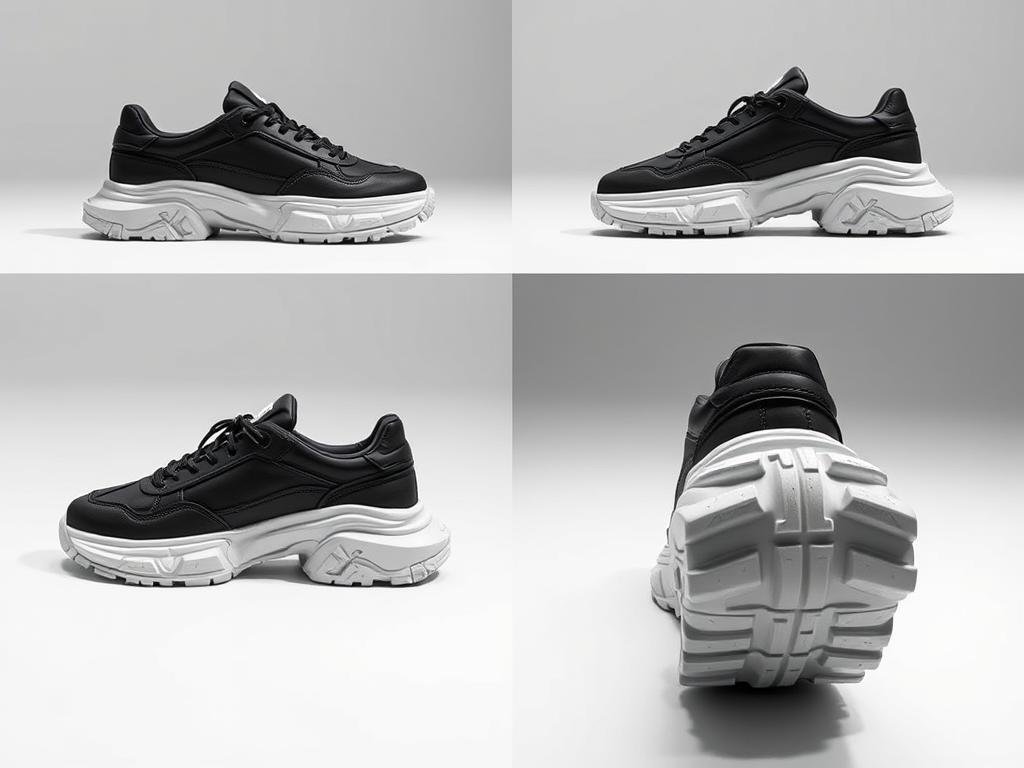 Balenciaga Defender sneakers showing the distinctive oversized tire-like sole