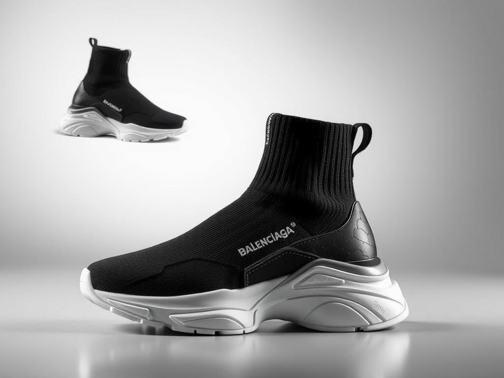 Balenciaga Speed Trainers showing the distinctive sock-like upper and chunky sole