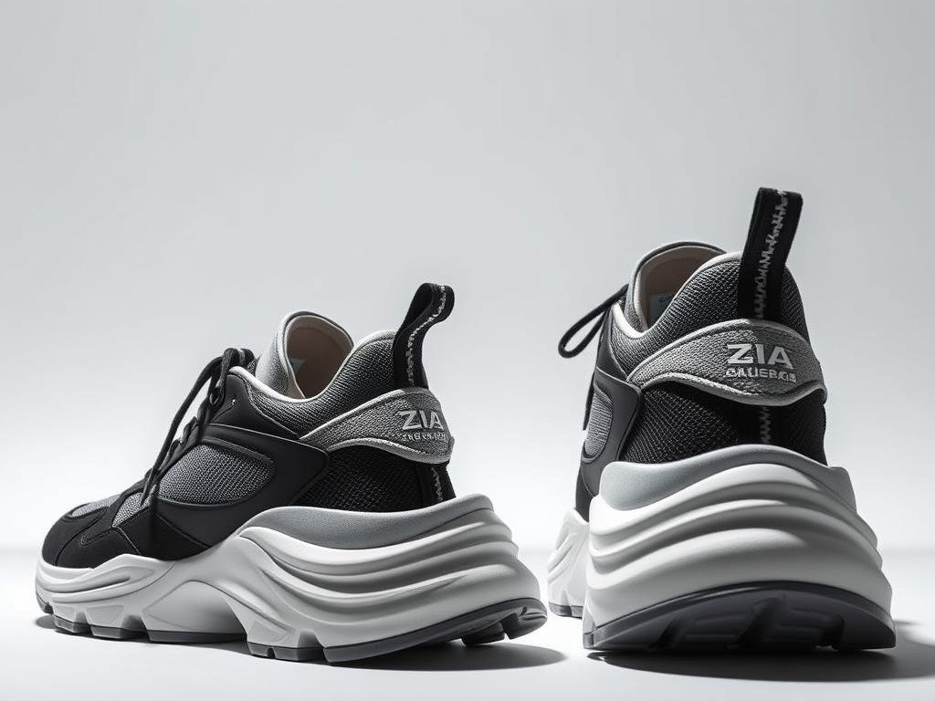 Balenciaga X-Pander sneakers highlighting the unique spring-heel technology