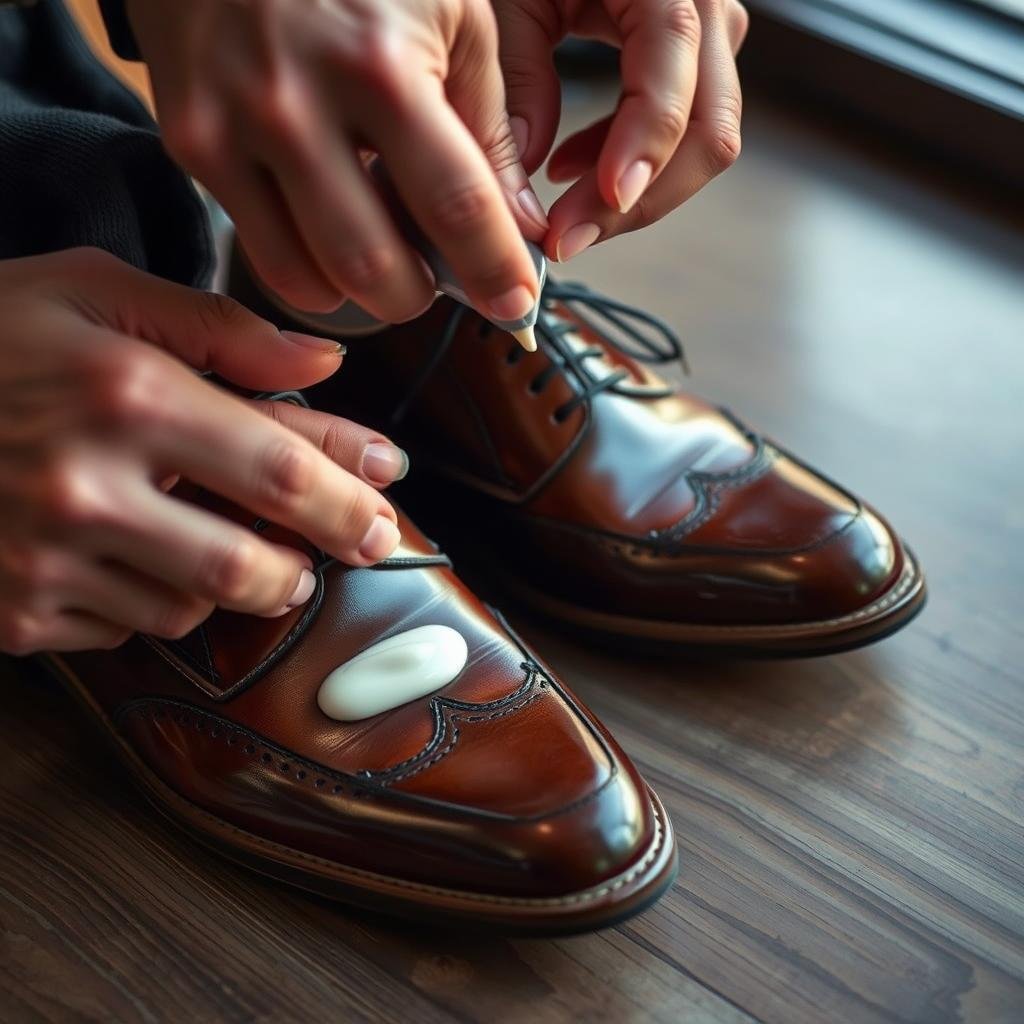 Caring for leather designer shoes with proper products and techniques