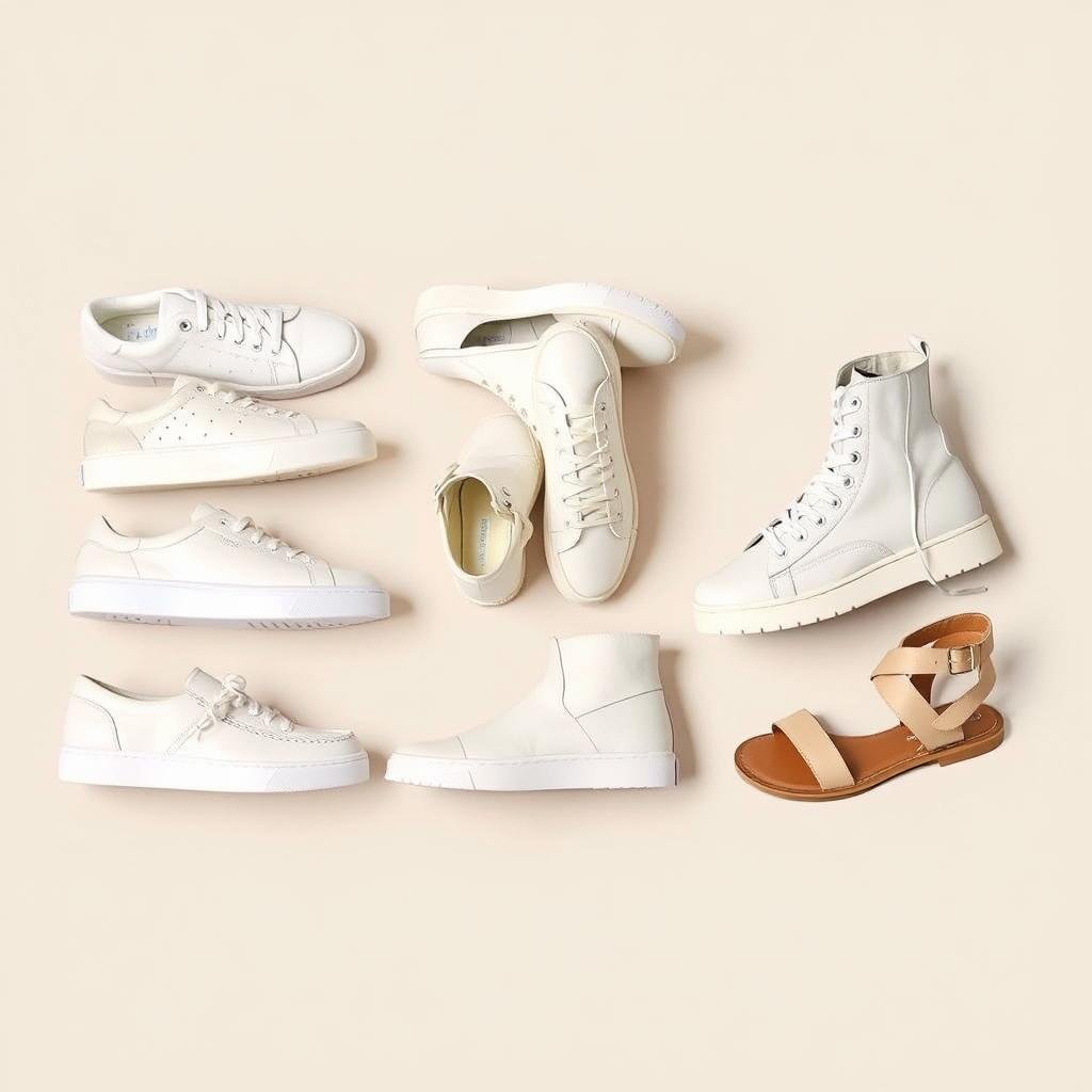 Classic, timeless off white shoe designs