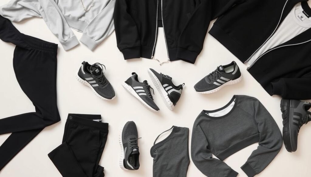 Collection of athleisure outfits featuring On Cloud shoes paired with activewear for stylish on cloud shoes outfit combinations Collection of athleisure outfits featuring On Cloud shoes paired with activewear for stylish on cloud shoes outfit combinations