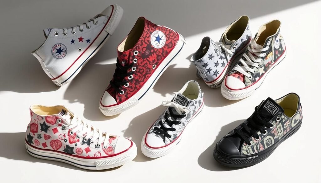 Collection of limited edition Converse collaborations with fashion designers and artists