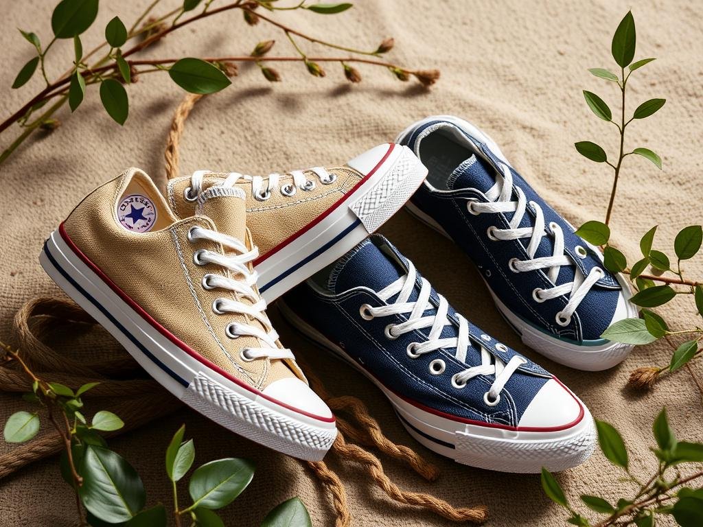 Converse Renew collection shoes made from recycled materials
