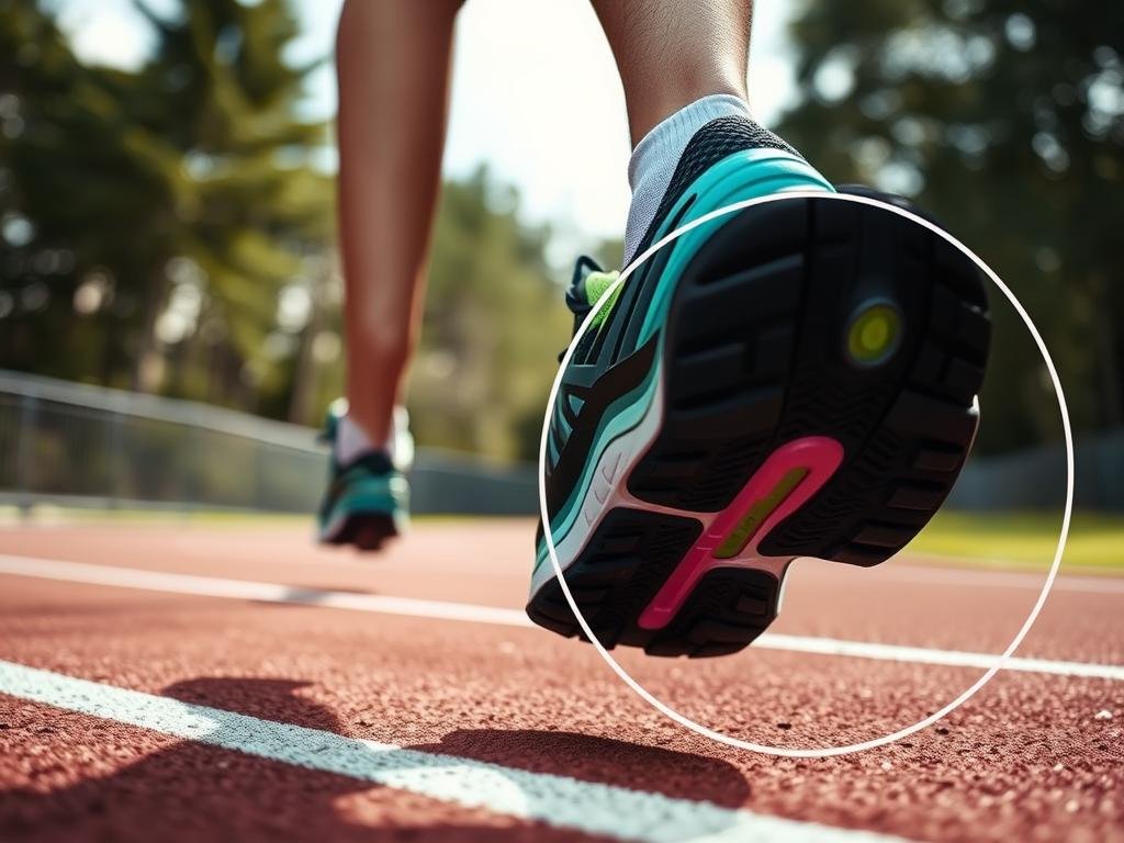 Hoka Mach shoes shown in action during a fast run, highlighting their sleek design and responsive feel