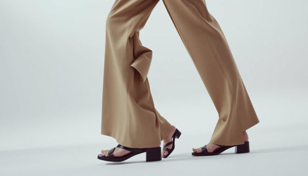 Maison Mihara Yasuhiro shoes paired with Japanese-inspired wide silhouettes and minimalist accessories