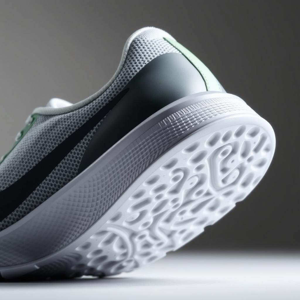 Nike React foam midsole showing the cushioning technology