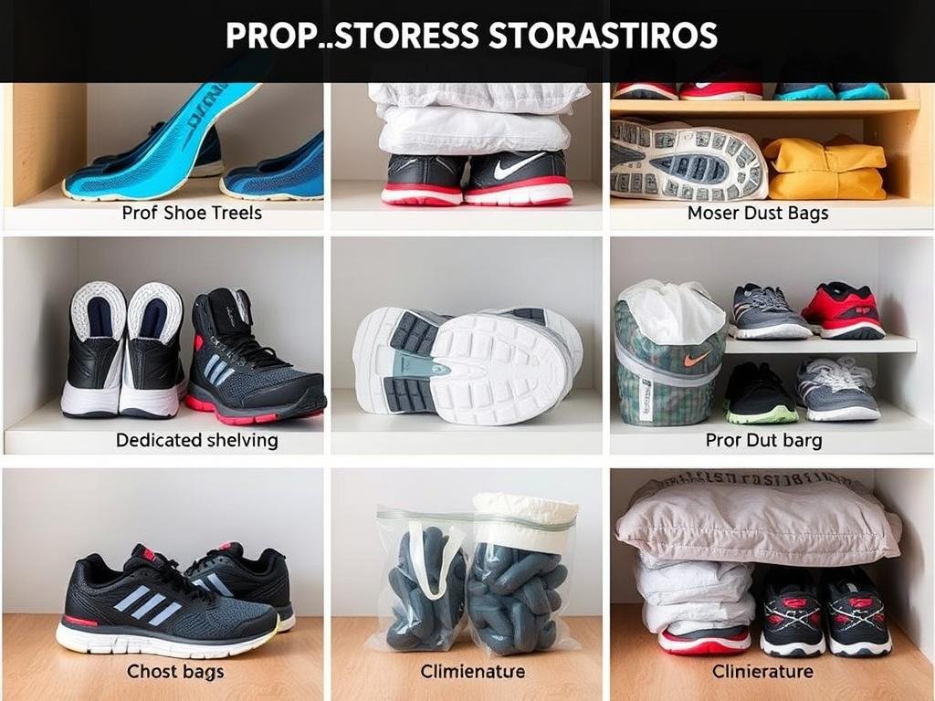 Proper storage solutions for running shoes to maintain their shape and appearance