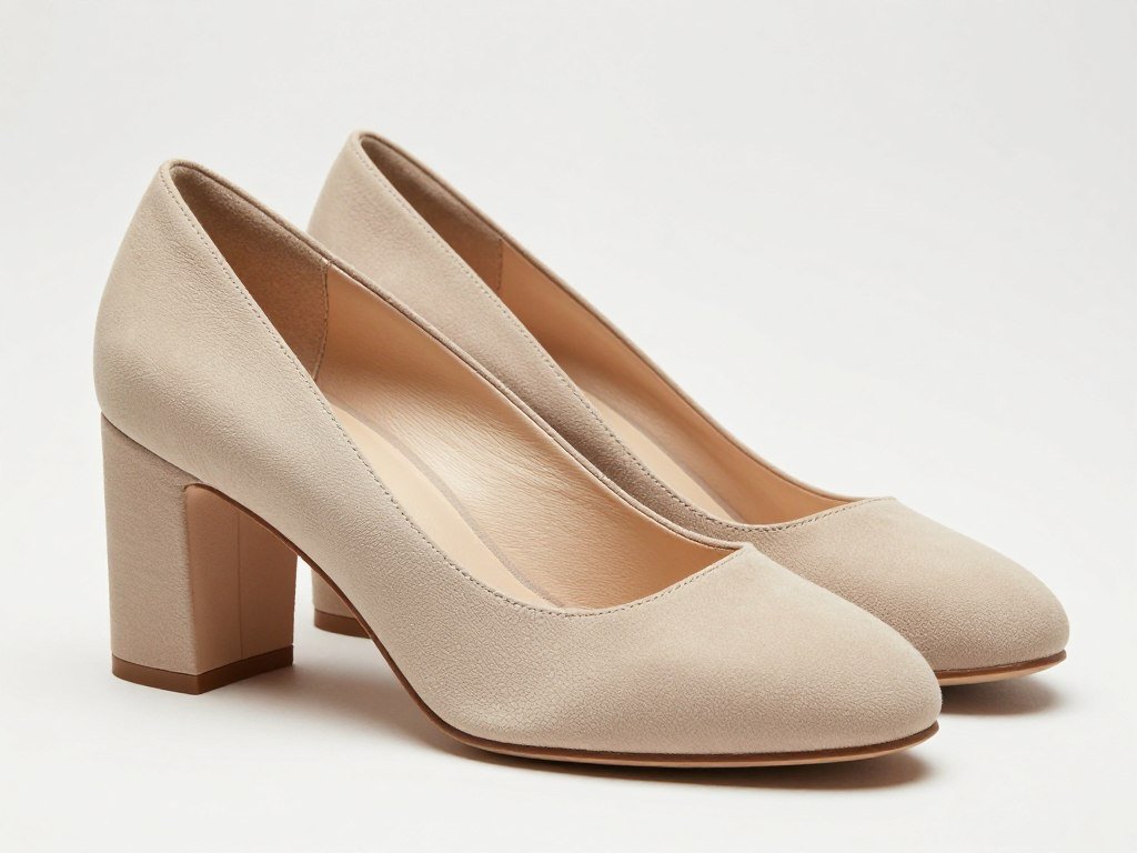A pair of comfortable yet stylish block heel shoes perfect for graduation ceremonies