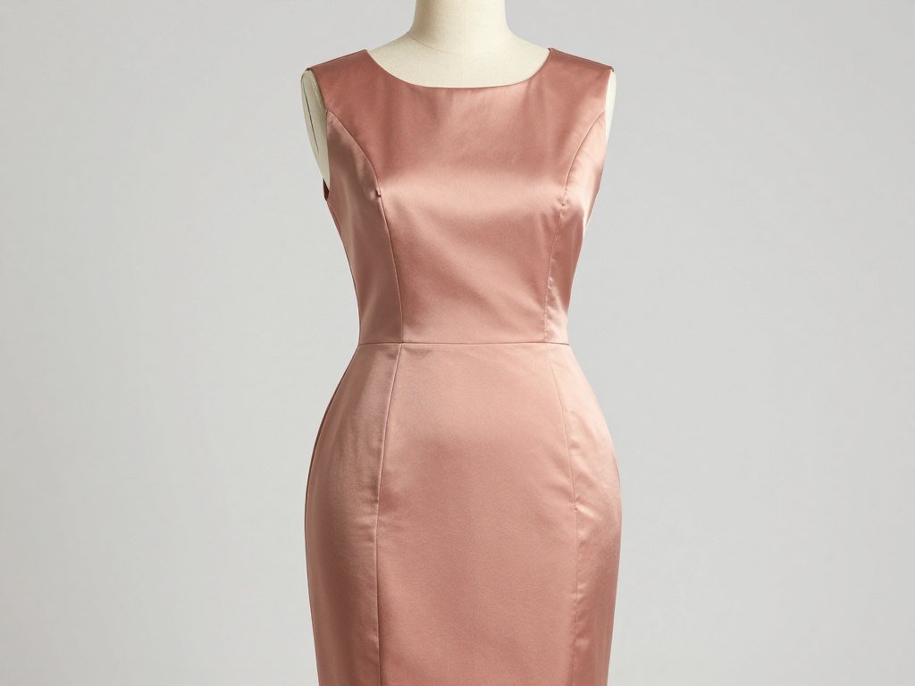 A plus size structured dress with details that flatter rectangle body shapes