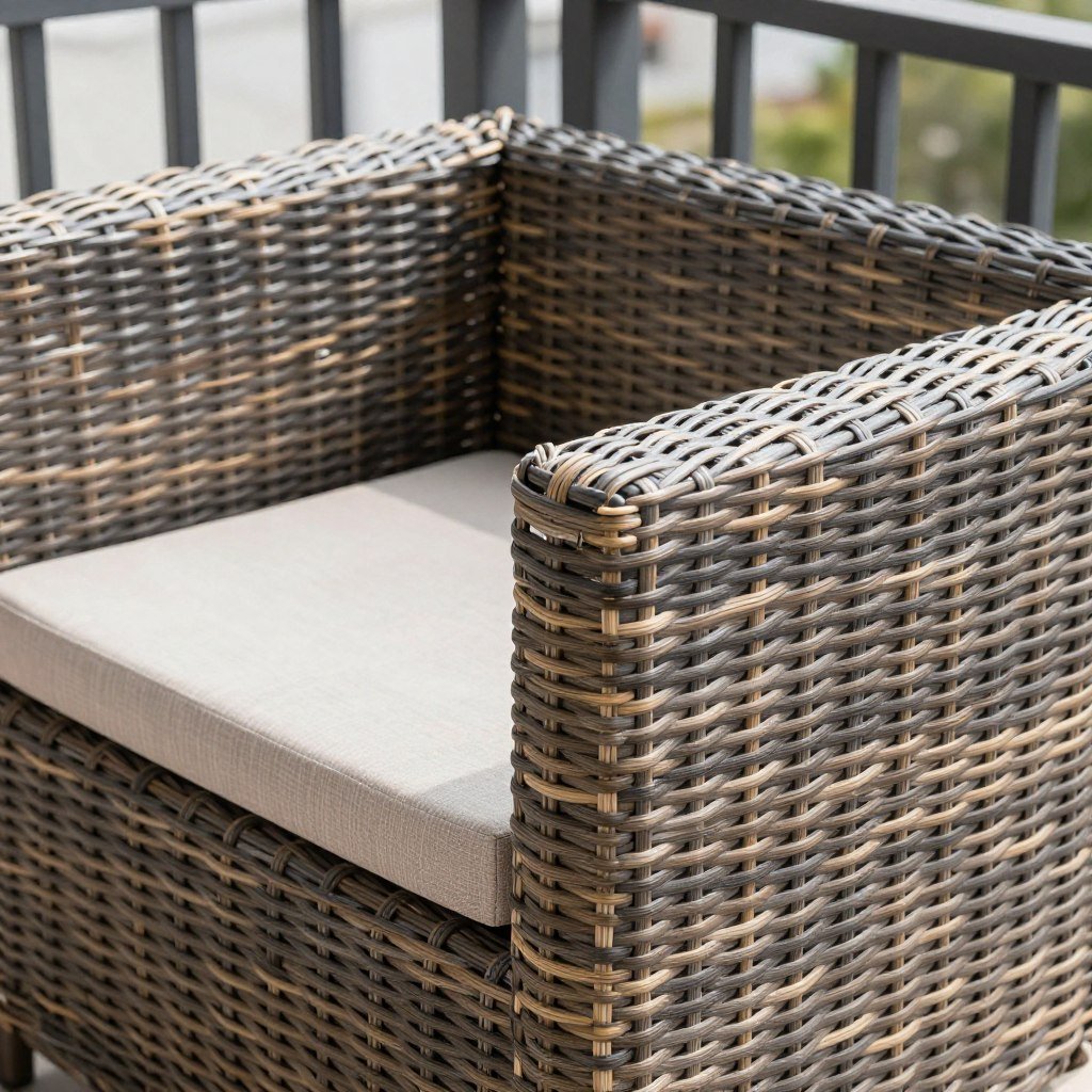 All-weather wicker balcony furniture All-weather wicker balcony furniture