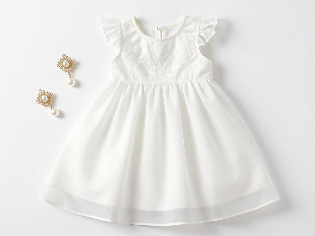 Bridal babydoll dress nightwear in white or ivory with delicate details