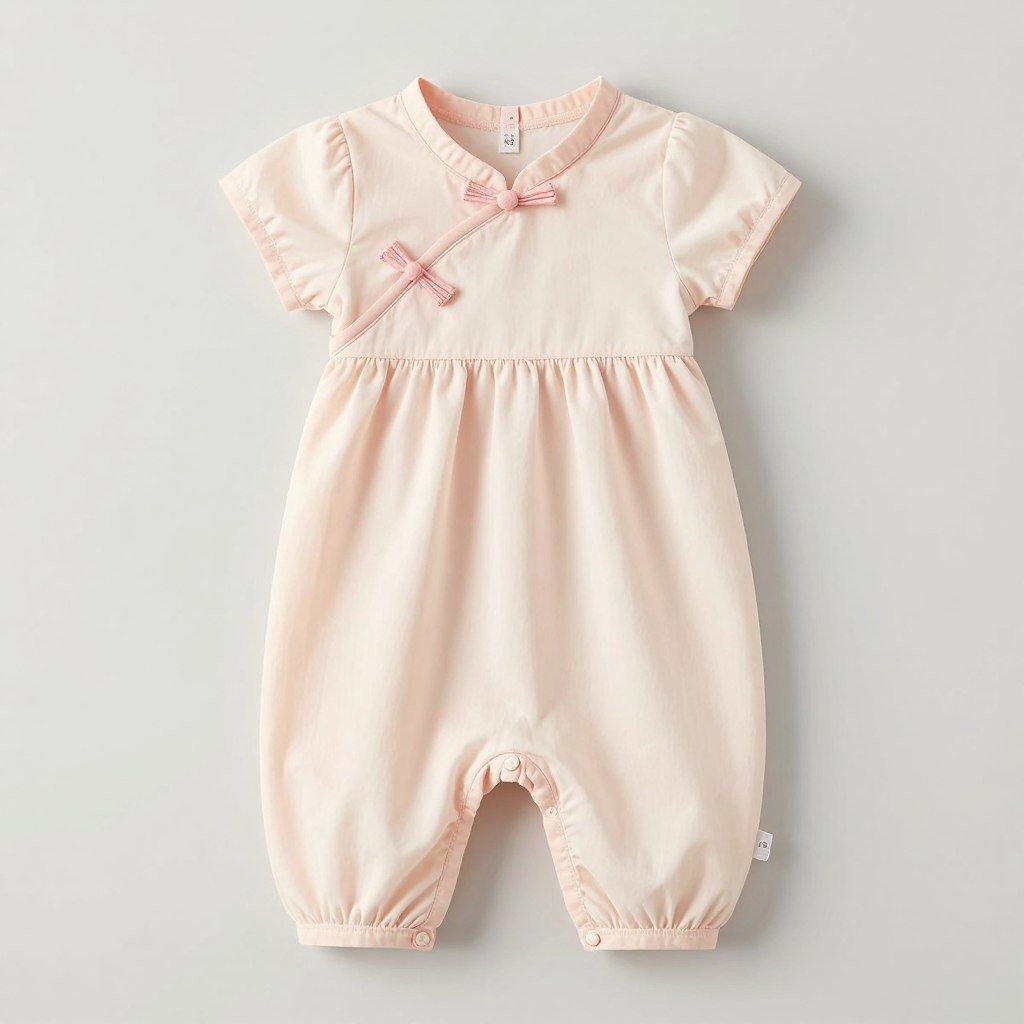 Classic babydoll dress nightwear with empire waist and traditional silhouette