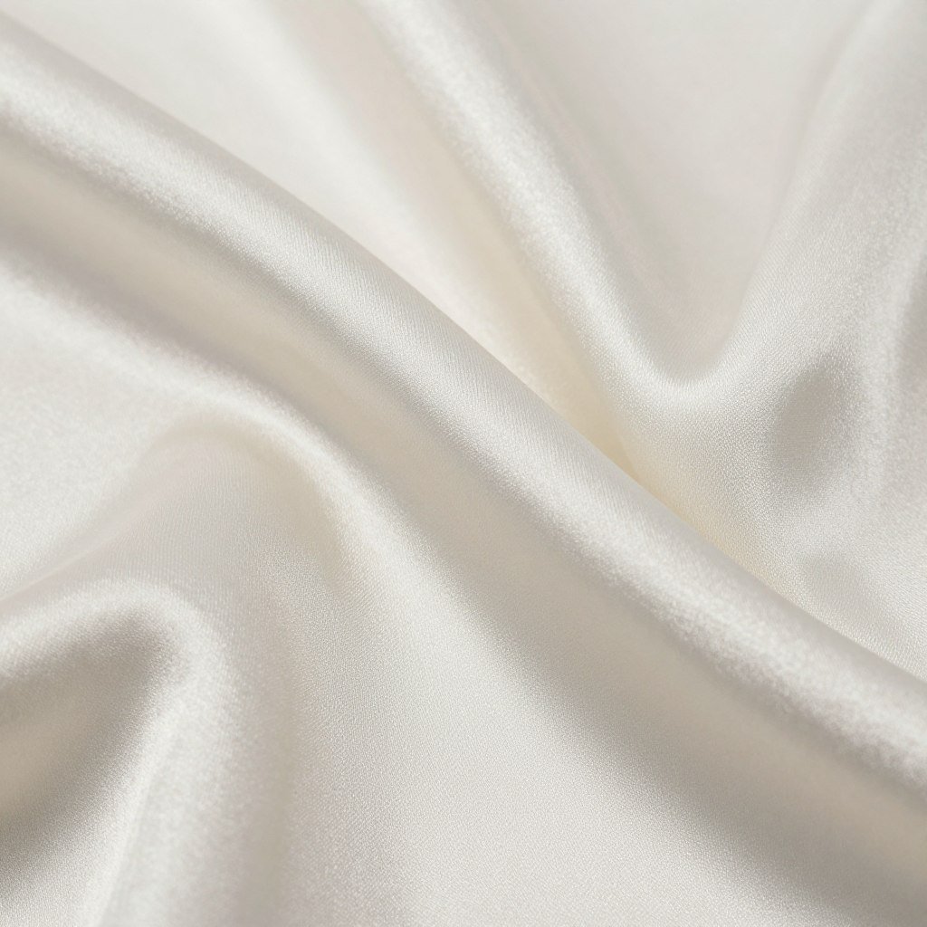 Close-up of flowing rayon fabric with drape