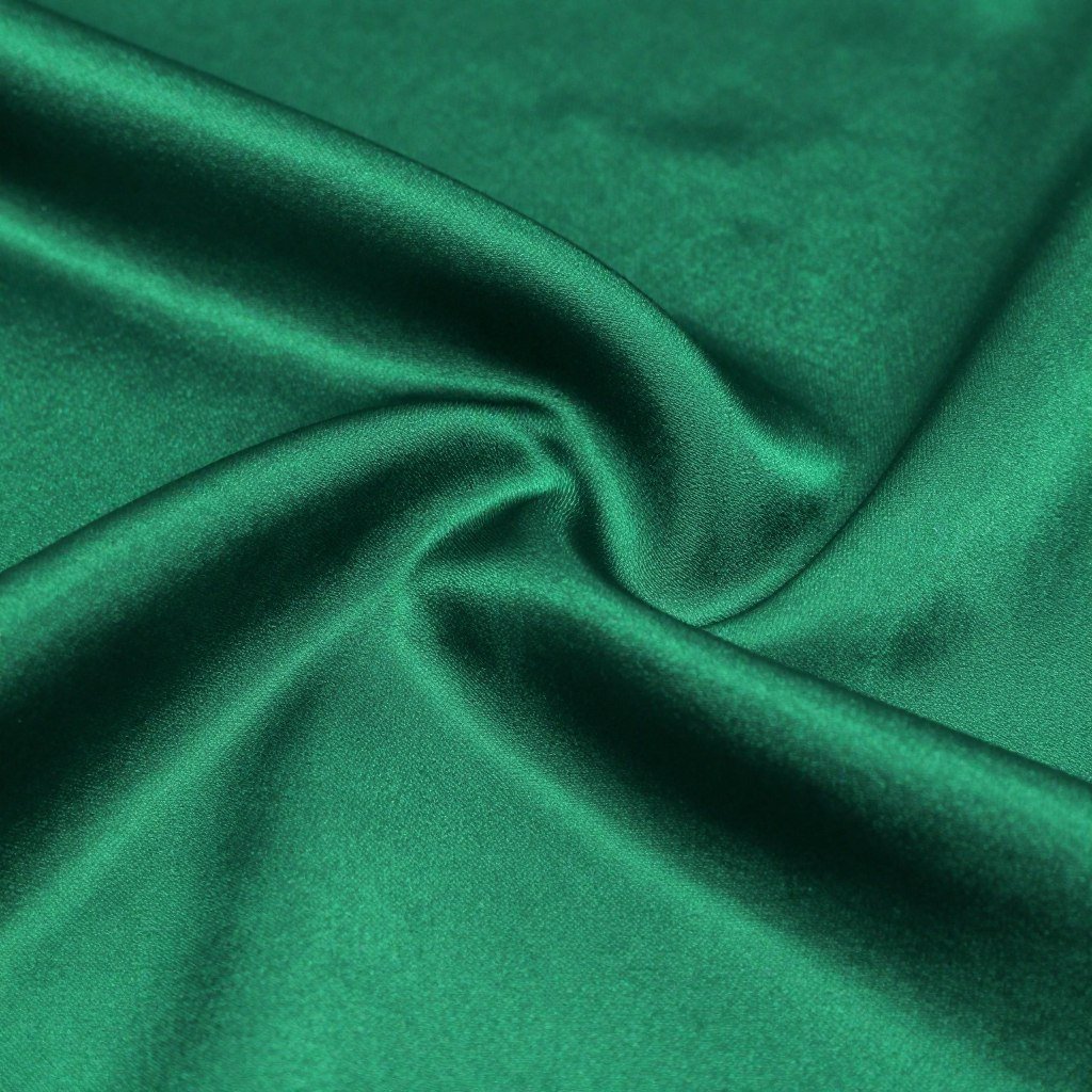 Close-up of silk fabric showing its luxurious sheen and smooth texture