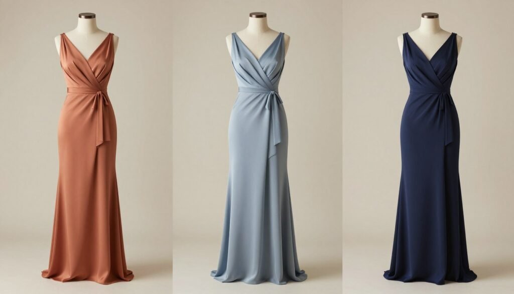 Comparison of appropriate vs inappropriate cocktail wedding guest dresses