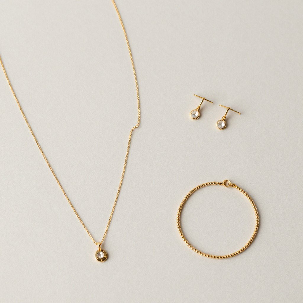 Delicate jewelry suitable for garden wedding guest attire