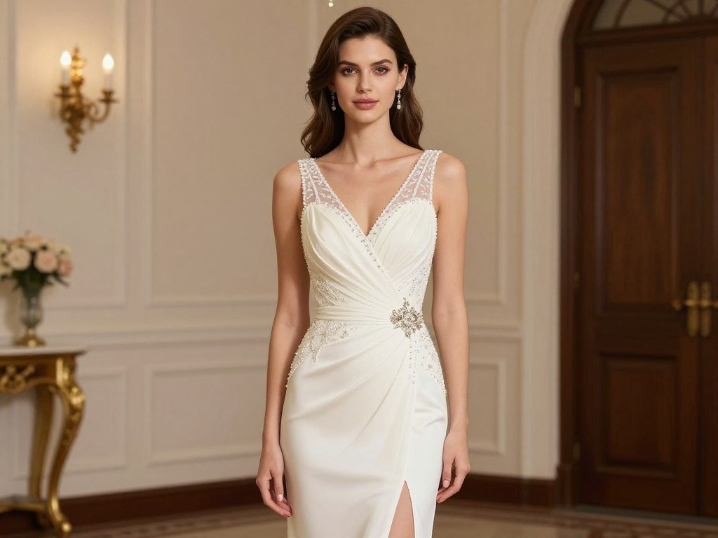 Elegant attire for ballroom spring wedding Elegant attire for ballroom spring wedding
