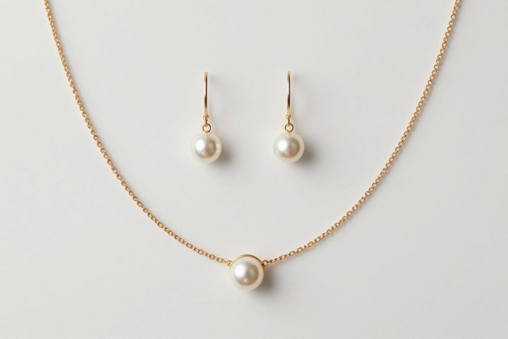 Elegant jewelry set for graduation day