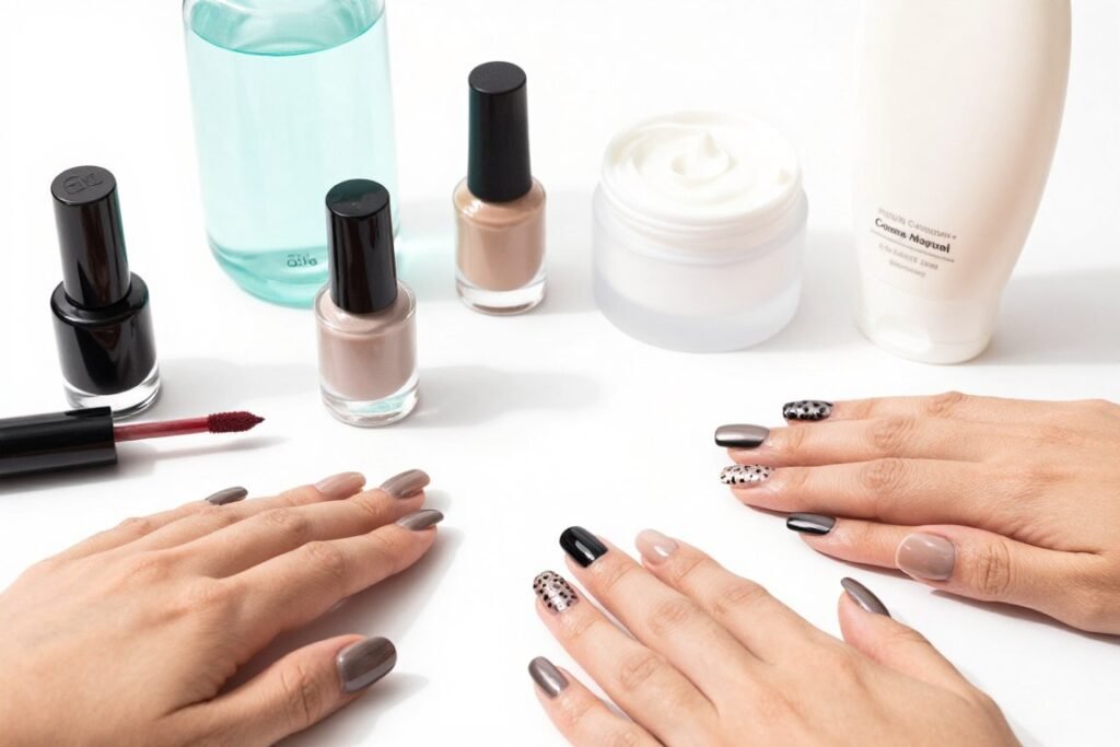 Elegant nail designs and skincare essentials for graduation preparation