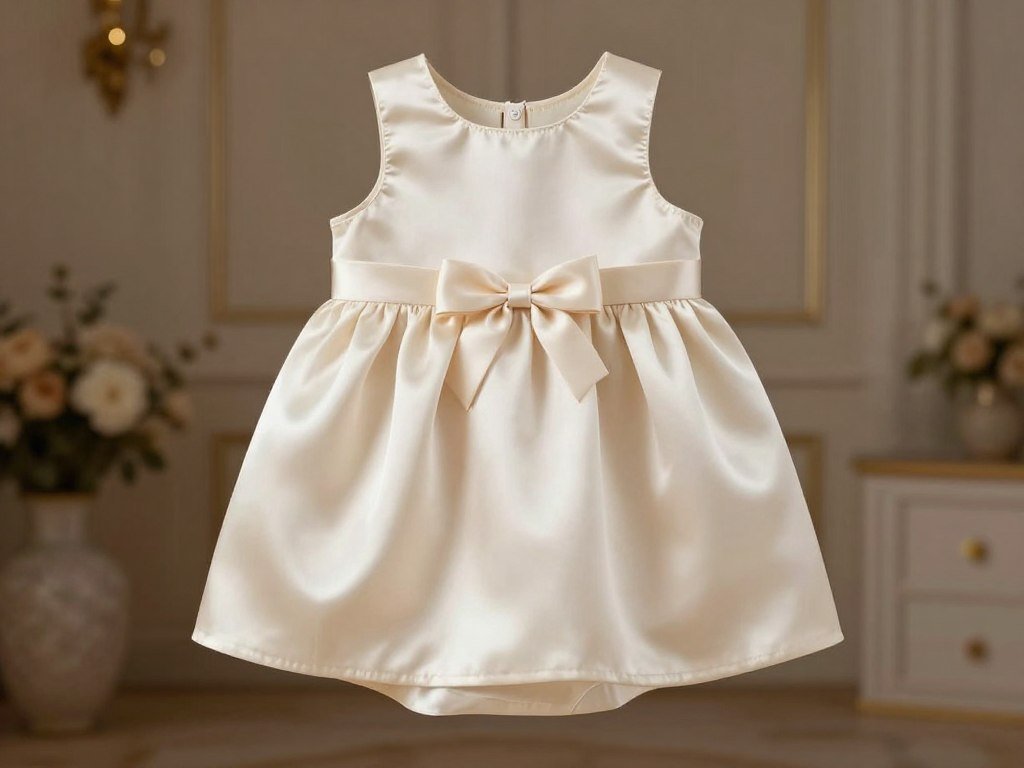 Elegant silk babydoll dress for special occasions and celebrations