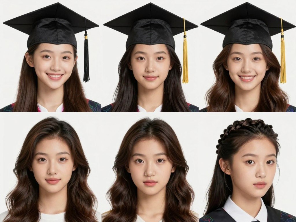 Graduation-friendly hairstyles for 8th grade students