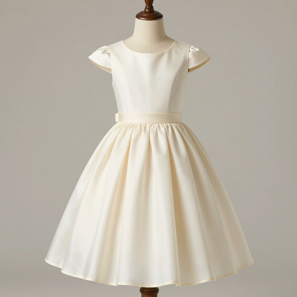 Ivory 8th grade graduation dress