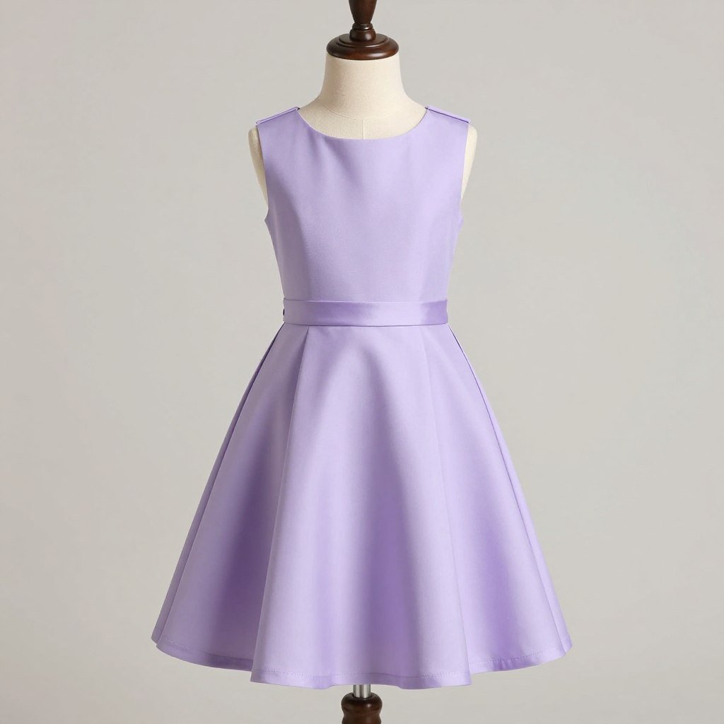 Lavender 8th grade graduation dress