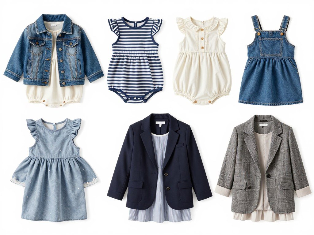 Layering options for babydoll dresses showing jackets, cardigans and outerwear