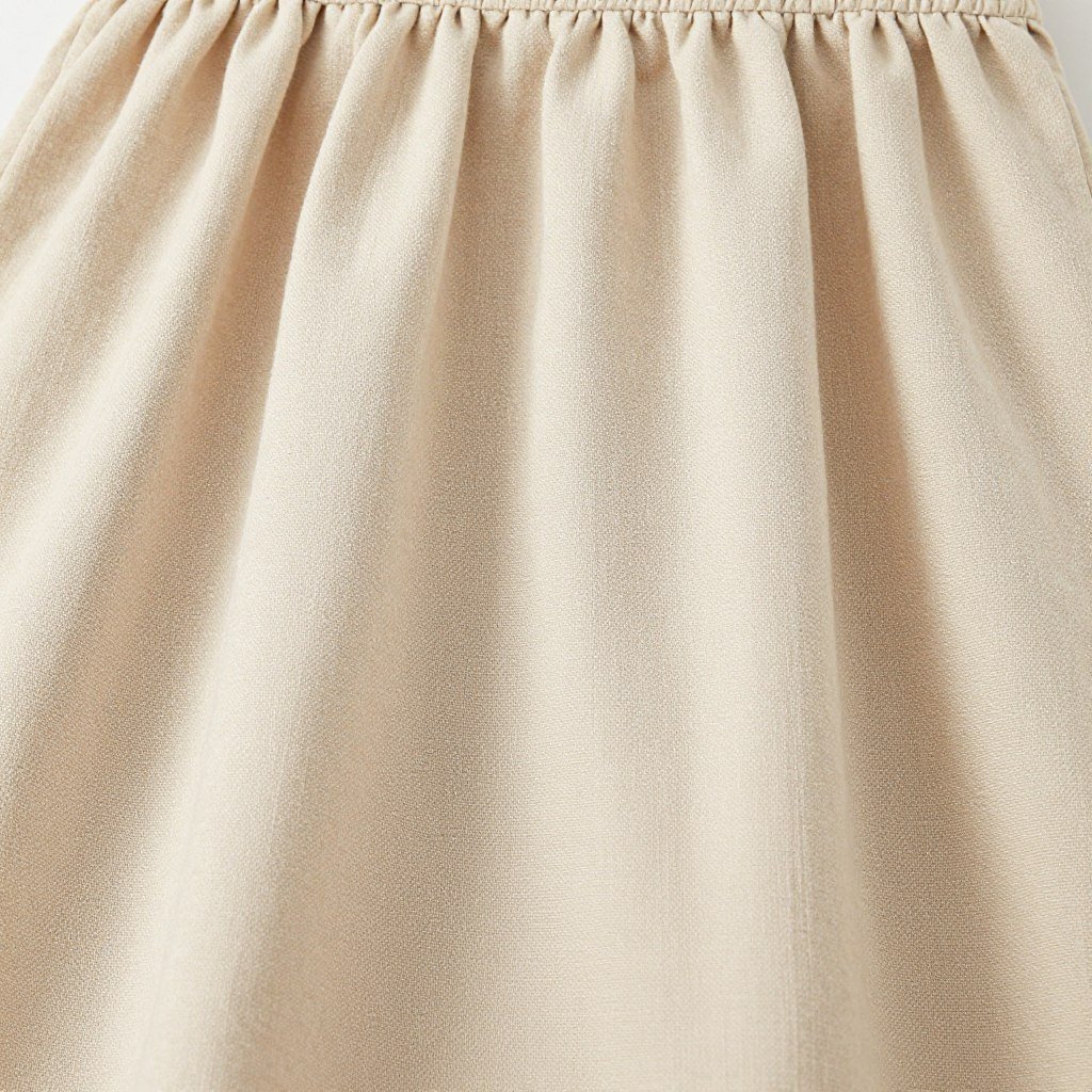 Linen summer dress showing natural texture