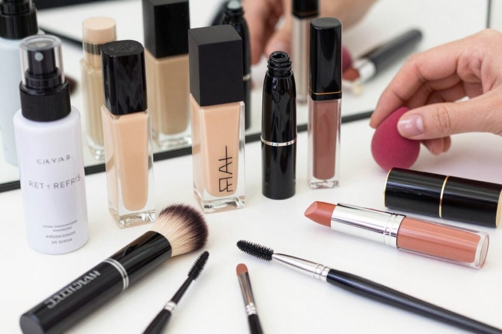 Long-lasting makeup products and application techniques for graduation day