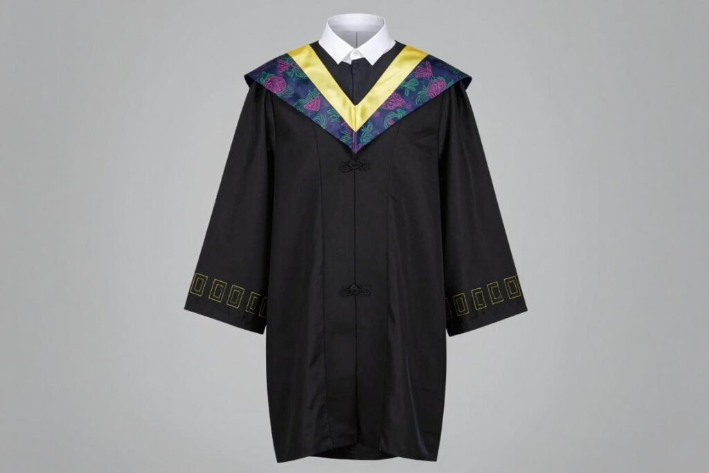 Premium graduation dress with luxury details