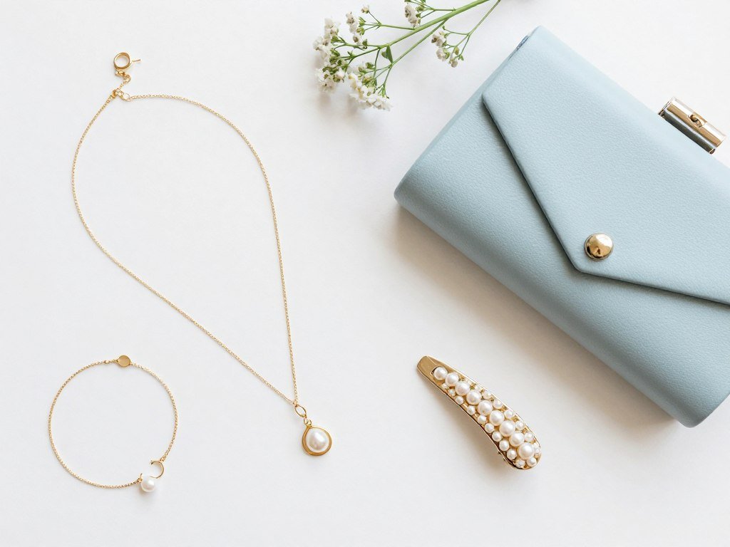 Selection of jewelry and accessories suitable for summer wedding guests