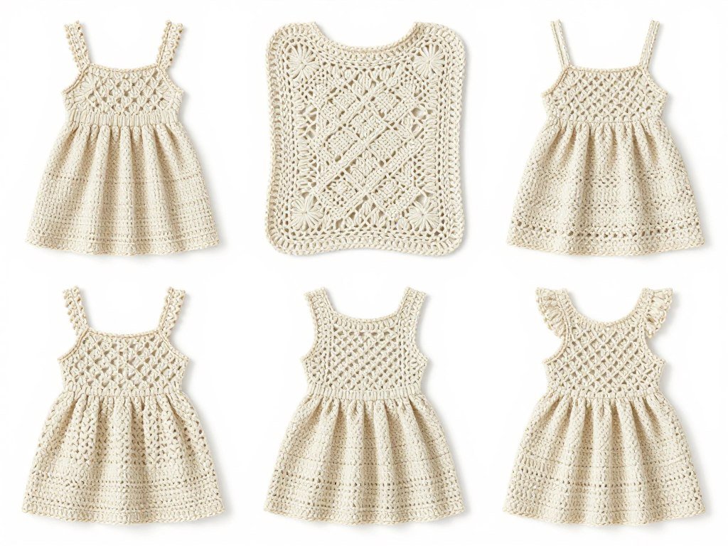 Simple crochet stitch patterns for summer dresses
