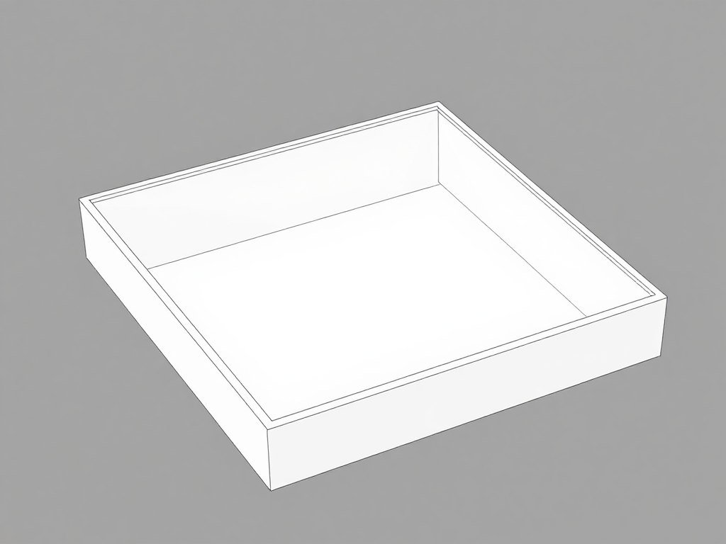 Simple rectangular house design with efficient floor plan layout