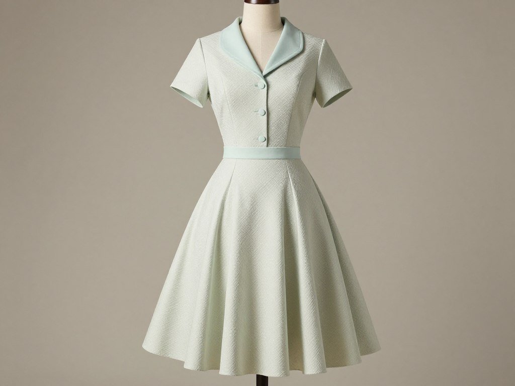 Vintage-inspired graduation outfit with retro elements