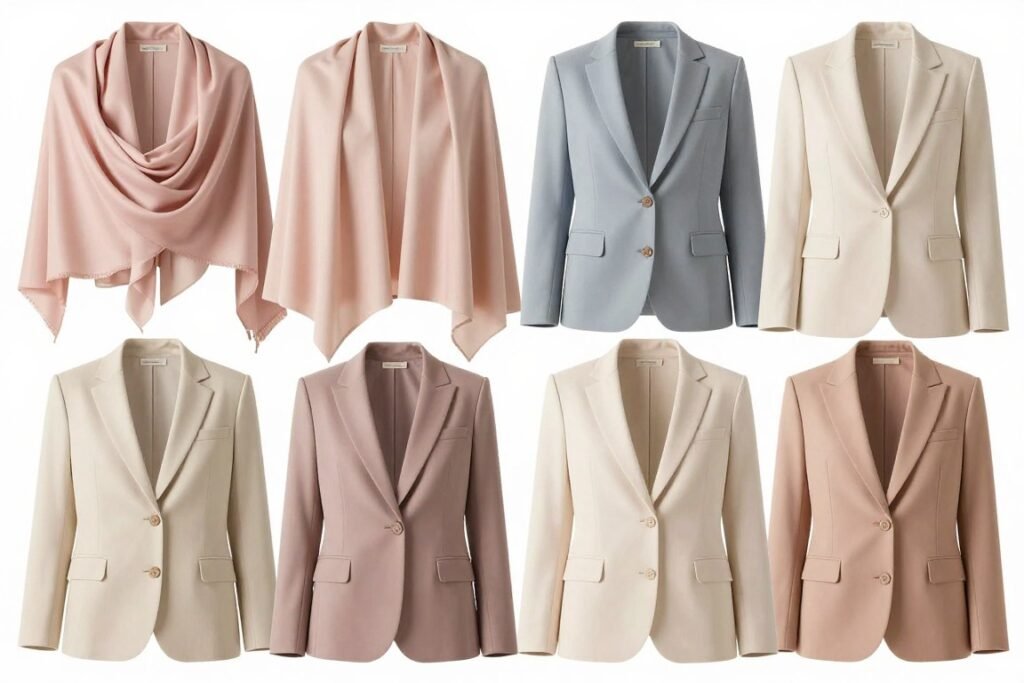 Wedding guest wrap and cover-up options