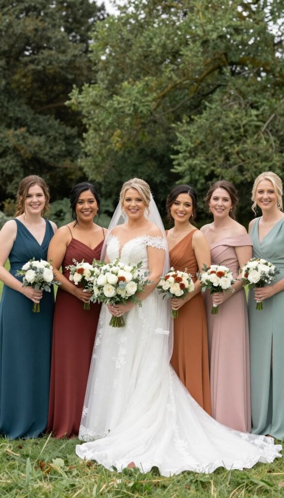 A-line dress universal flattering all body types garden