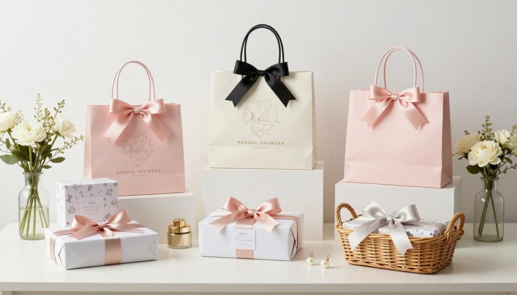 Beautifully wrapped and presented bridal shower prizes Beautifully wrapped and presented bridal shower prizes