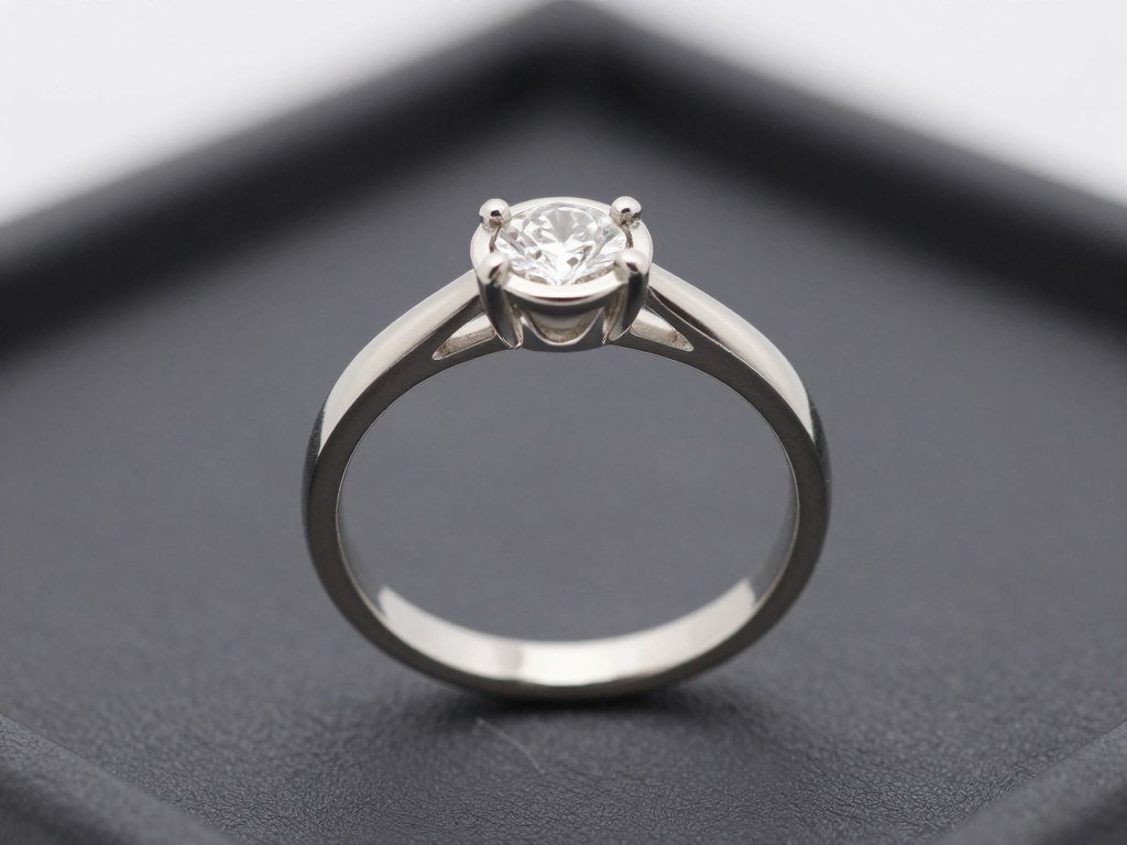 Bezel setting engagement ring with modern protected design Bezel setting engagement ring with modern protected design