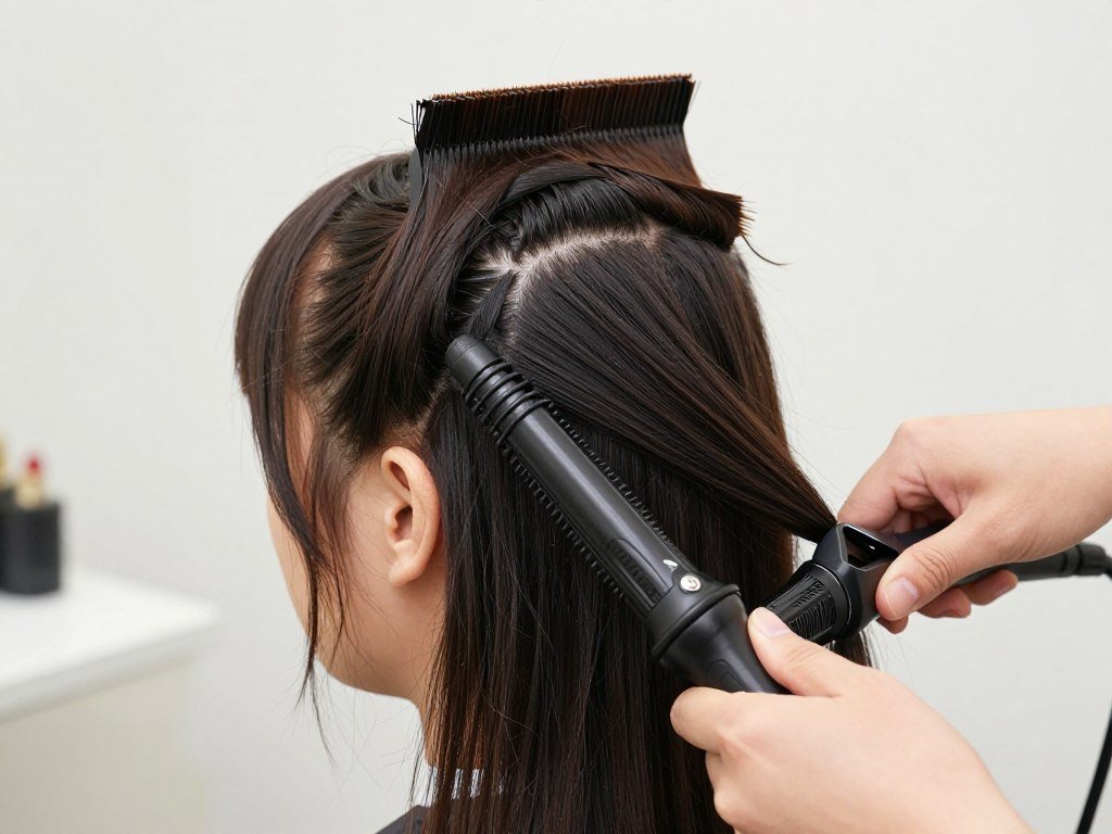 Bottom-to-top curling technique demonstration