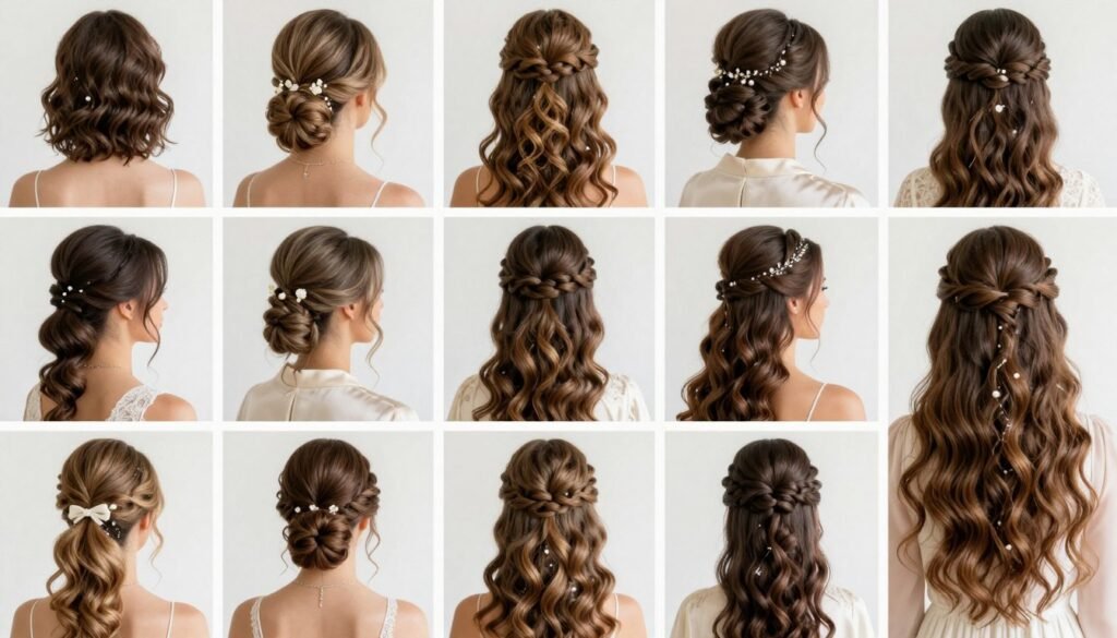Bridesmaid hairstyles organized by hair length categories Bridesmaid hairstyles organized by hair length categories